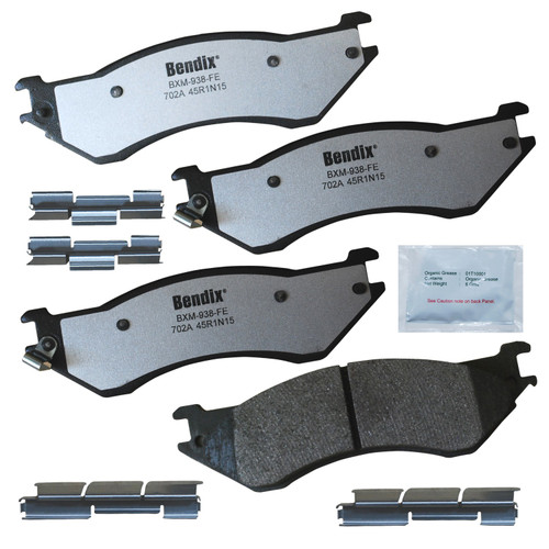 Fleet Metlok Brake Pads MKD702AFM - front view