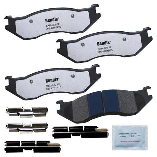 Fleet Metlok Brake Pads MKD966FM - front view
