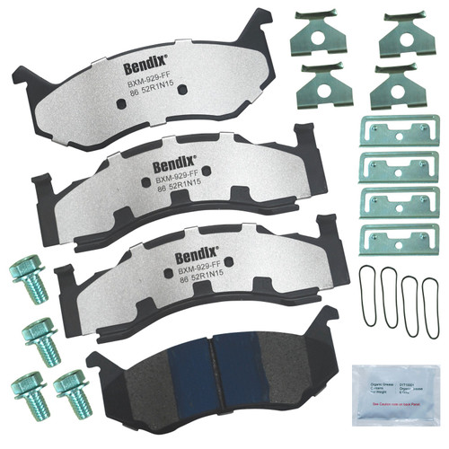 Fleet Metlok Brake Pads MKD86FM - front view