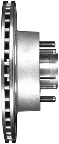 Rotor and Hub Assem for 1980-1983 Ford (F-100) PRT1196 - side view