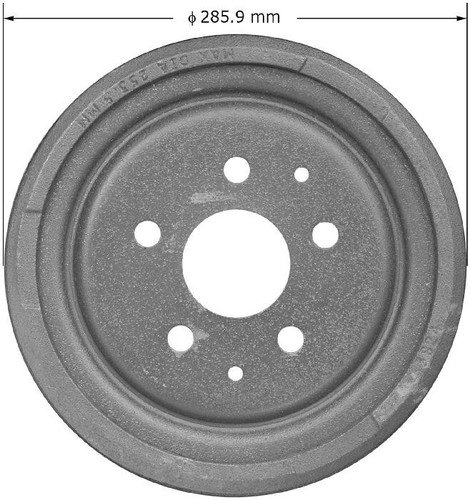 Brake Drum for 1980-1991 Volkswagen (Vanagon) PDR0446 - front view