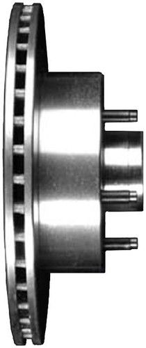Rotor and Hub Assem for 1974-1980 Ford/Lincoln/Mercury (Granada, Maverick, Versailles, Comet) PRT1086 - side view