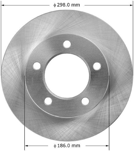 Disc Brake Rotor for 1976-1993 Ford (Bronco, F-100, F-150) PRT1214 - front view
