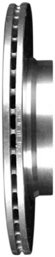 Disc Brake Rotor for 1992-2005 Mercedes-Benz (400SE, 400SEL, 500SEC, 500SEL) PRT1813 - side view