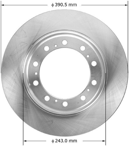 Disc Brake Rotor for 1991-2002 Chevrolet/GMC/Isuzu (C5500 Kodiak, C5000 Topkick, C6500 Kodiak, C7500 Kodiak) PRT5345 - front view
