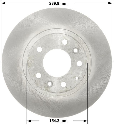 Disc Brake Rotor for 2006-2015 Mazda (MX-5 Miata) PRT5805 - front view