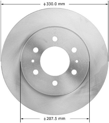 Disc Brake Rotor for 2009 Ford (F-150) PRT6000 - front view