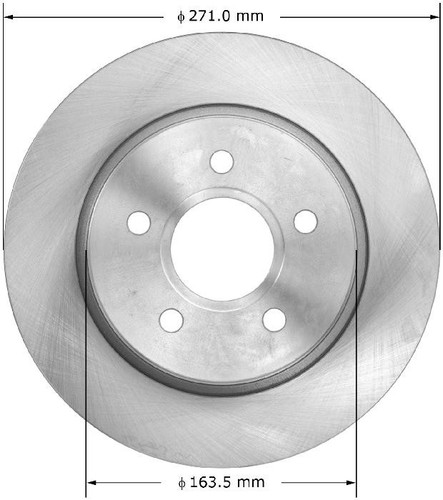 Disc Brake Rotor for 2012-2018 Ford (Focus) PRT6133 - front view