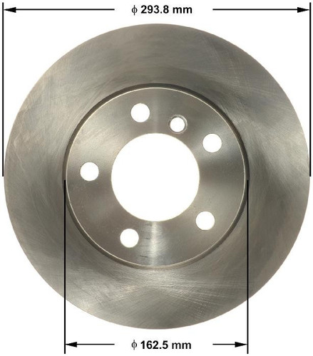 Disc Brake Rotor for 2011-2016 Mini (Cooper Countryman, Cooper Paceman) PRT6160 - front view