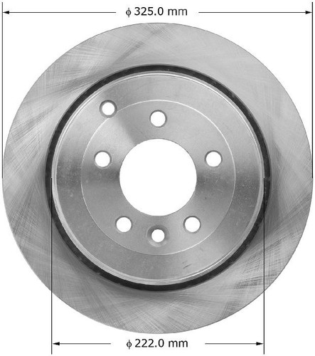 Disc Brake Rotor for 2005-2007 Land Rover (LR3) PRT5947 - front view