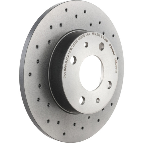 XTRA Disc Brake Rotor for 2012-2019 Fiat (500) 08.5085.1X