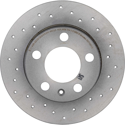 XTRA Disc Brake Rotor for 1998-2010 Volkswagen/Audi (Beetle, Golf, Jetta, TT) 08.7165.1X
