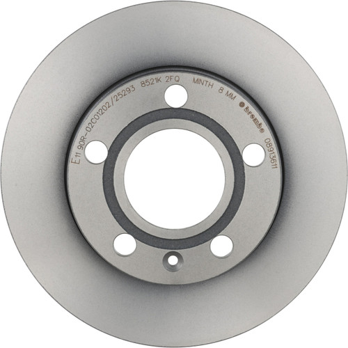 PRIME Disc Brake Rotor for 1990-2006 Audi (A4, A4 Quattro, Coupe Quattro) 08.9136.11