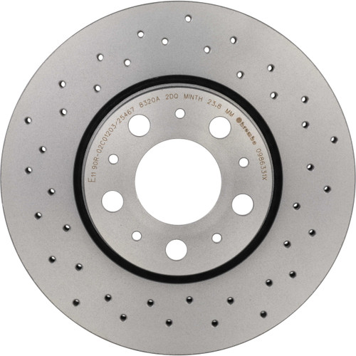 XTRA Disc Brake Rotor for 1999-2009 Volvo (S60, S80, V70, XC70) 09.8633.1X