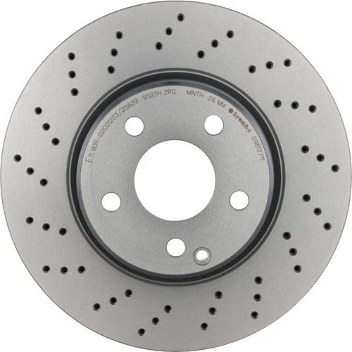 PRIME Disc Brake Rotor for 2003-2006 Mercedes-Benz (CL500, S430, S500, S350) 09.8127.11