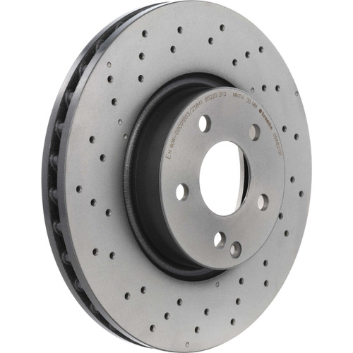 PRIME Disc Brake Rotor for 2008-2017 Mercedes-Benz (C350, E350, E550, C300) 09.A621.31
