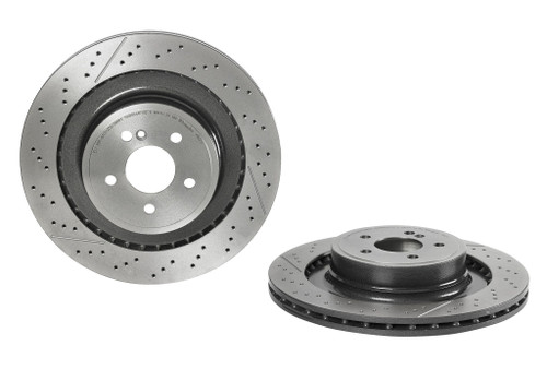 PRIME Disc Brake Rotor for 2010-2018 Mercedes-Benz (E63 AMG, C63 AMG, CLS63 AMG, CLS63 AMG S) 09.A822.11