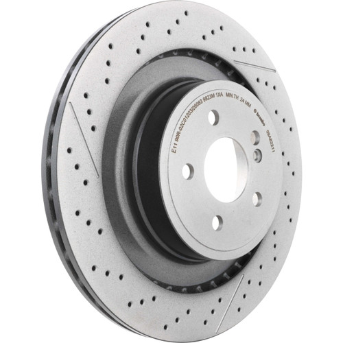 PRIME Disc Brake Rotor for 2010-2018 Mercedes-Benz (E63 AMG, C63 AMG, CLS63 AMG, CLS63 AMG S) 09.A822.11