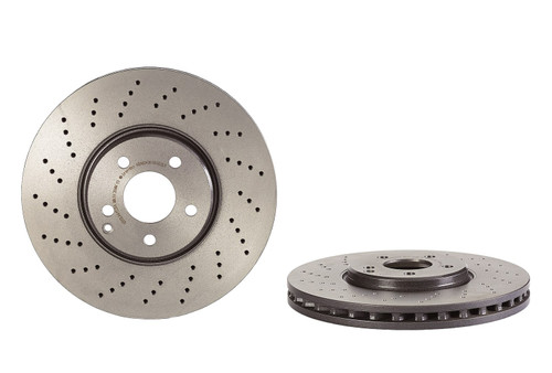 PRIME Disc Brake Rotor for 2003-2009 Mercedes-Benz (S430, S500, E500, E350) 09.A828.11