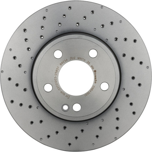 PRIME Disc Brake Rotor for 2014-2017 Mercedes-Benz (CLA250, CLA45 AMG, B Electric Drive, B250e) 09.B436.51