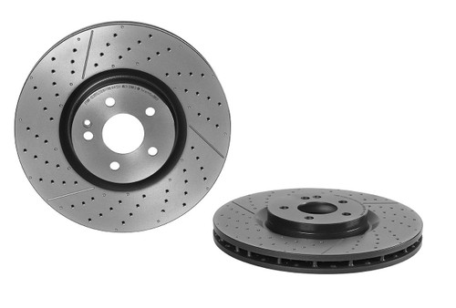 PRIME Disc Brake Rotor for 2014-2019 Mercedes-Benz (CLA45 AMG, GLA45 AMG) 09.B913.11