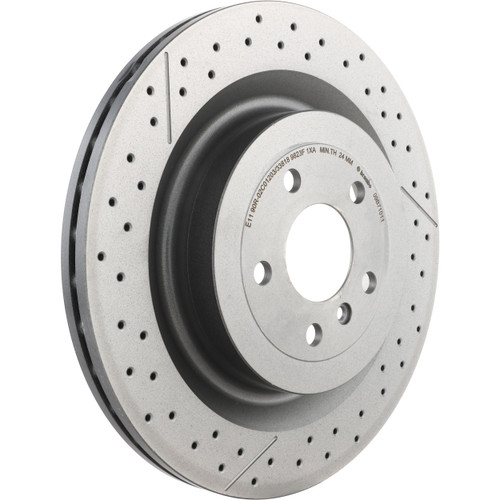 PRIME Disc Brake Rotor for 2012-2019 Mercedes-Benz (GL63 AMG, ML63 AMG, GLE63 AMG, GLE63 AMG S) 09.B710.11