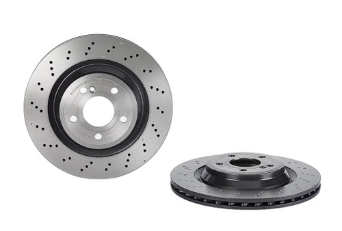 PRIME Disc Brake Rotor for 2013-2020 Mercedes-Benz (SL550, SL400, SL450) 09.B743.51