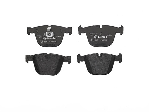 PRIME Low-Met Brake Pad Set for 2002-2019 BMW (745Li, 745i, 760Li, 545i) P06026 - top view