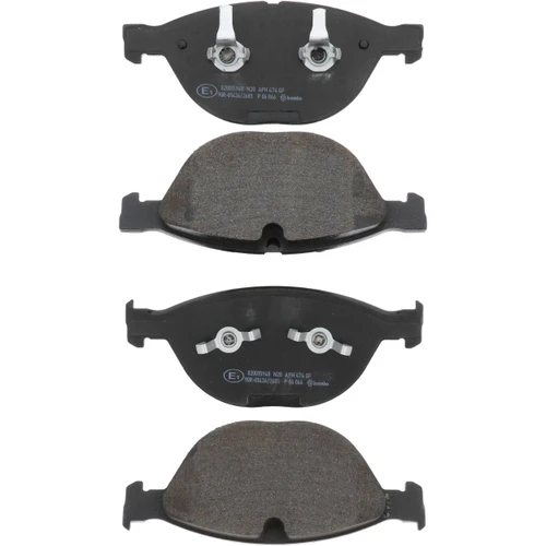 PRIME Low-Met Brake Pad Set for 2006-2010 BMW (M5, M6, Alpina B7) P06066 - alternate view