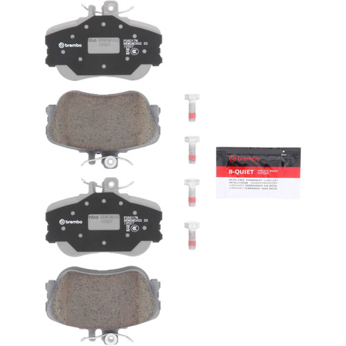 PRIME Ceramic Brake Pad Set for 1994-1998 Mercedes-Benz (C220, C230, C280) P06017N - kit contents