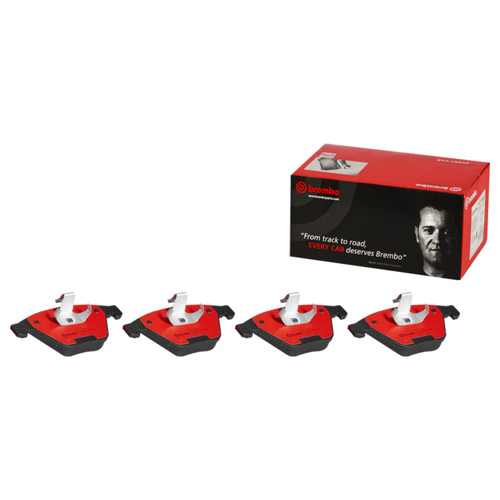 PRIME Ceramic Brake Pad Set for 2004-2013 BMW (525i, M3, 760Li, 535i) P06046N - kit contents
