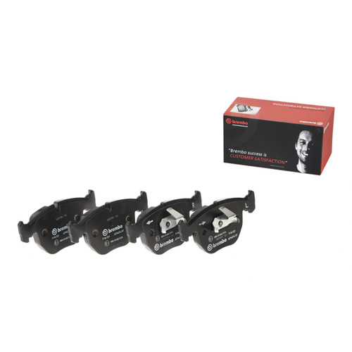 PRIME Low-Met Brake Pad Set for 1995-2006 BMW (530i, 540i, 740i, 740iL) P06021 - kit contents