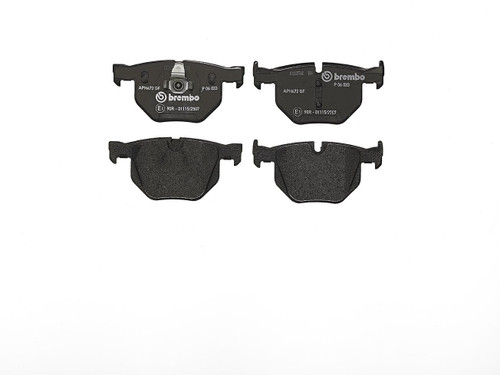 PRIME Low-Met Brake Pad Set for 2004-2010 BMW (525i, 530i, 525xi, 530xi) P06033 - top view