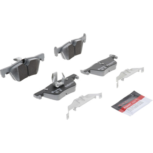 PRIME Ceramic Brake Pad Set for 2012-2021 BMW (328i, 320i, 328i xDrive, 320i xDrive) P06071N - angled view