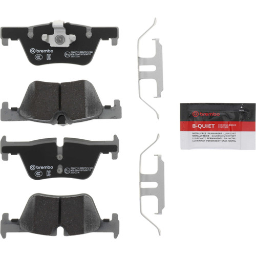 PRIME Ceramic Brake Pad Set for 2012-2021 BMW (328i, 320i, 328i xDrive, 320i xDrive) P06071N - kit contents