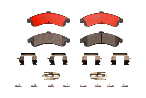 PRIME Ceramic Brake Pad Set for 2002-2007 Isuzu/Chevrolet/GMC (Ascender, Trailblazer, Envoy, Bravada) P10009N - top view
