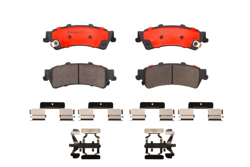 PRIME Ceramic Brake Pad Set for 1999-2011 Cadillac/Chevrolet/GMC (DeVille, Astro, Silverado 1500, Suburban 1500) P10028N - front view