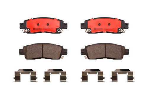 PRIME Ceramic Brake Pad Set for 2002-2019 Isuzu/Chevrolet/GMC (Ascender, Trailblazer, Envoy, Bravada) P10010N - front view