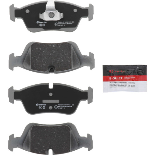 PRIME Ceramic Brake Pad Set for 1992-2008 BMW (318i, 318is, 318ti, 323Ci) P06024N - kit contents