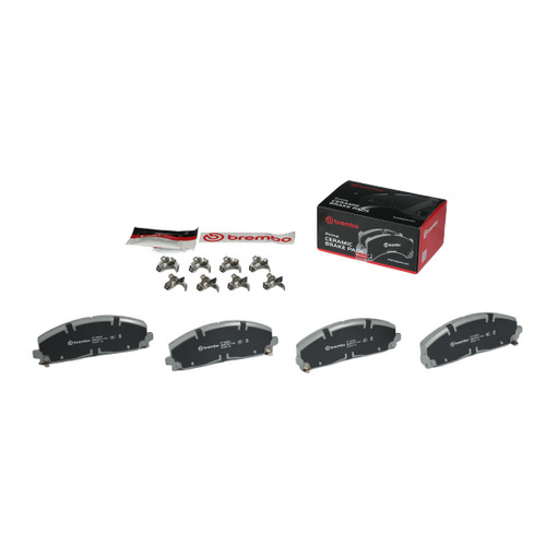 PRIME Ceramic Brake Pad Set for 2008-2025 Dodge/Chrysler/Volkswagen (Grand Caravan, Town &amp; Country, Journey, Routan) P11035N