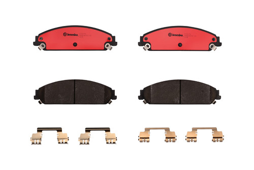 PRIME Ceramic Brake Pad Set for 2008-2020 Dodge/Chrysler (Caliber, Charger, 200, Challenger) P11017N - top view