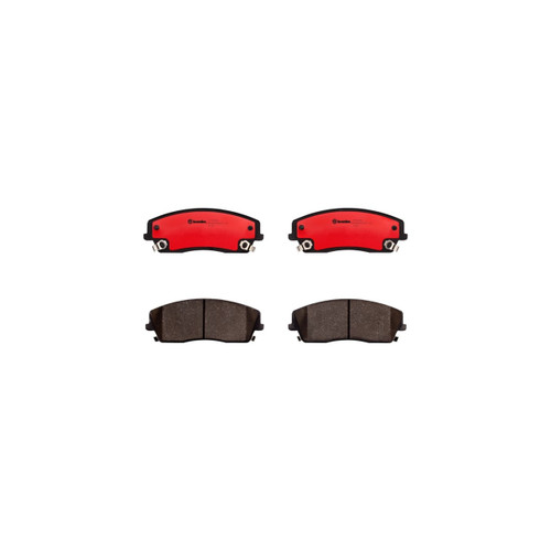 PRIME Ceramic Brake Pad Set for 2005-2008 Dodge/Chrysler (Magnum, 300, Charger) P11019N - kit contents