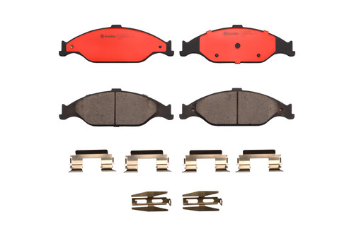 PRIME Ceramic Brake Pad Set for 2001-2009 Ford/Mercury/Mazda (Explorer, Taurus, Mountaineer, Sable) P24081N - front view