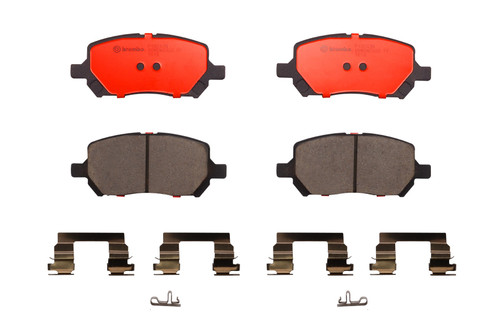 PRIME Ceramic Brake Pad Set for 2003-2010 Saturn/Chevrolet/Pontiac (Ion, Cobalt, Pursuit, G5) P10043N - front view