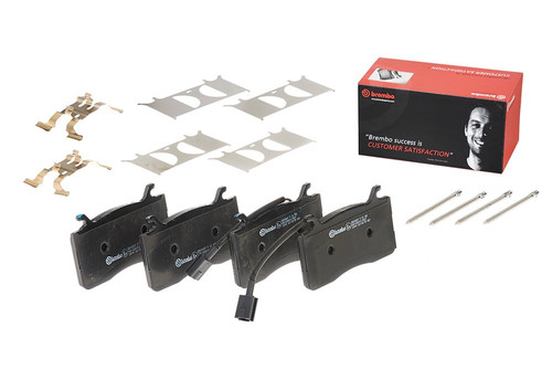 PRIME Low-Met Brake Pad Set for 2017-2021 Alfa Romeo (Giulia, Stelvio) P23185 - front view