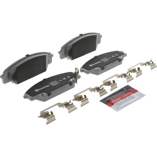 PRIME Ceramic Brake Pad Set for 2000-2011 Acura/Honda (RSX, S2000, Civic) P28032N - angled view
