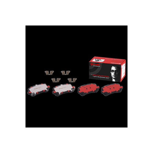 PRIME Ceramic Brake Pad Set for 2014-2024 Acura/Honda (RLX, TLX, MDX, Odyssey) P28091N - kit contents