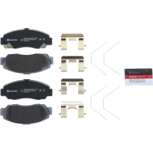PRIME Ceramic Brake Pad Set for 1999-2015 Acura/Honda (CL, RL, TL, Accord) P28034N - kit contents