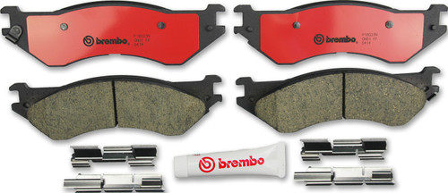 PRIME Ceramic Brake Pad Set for 2003-2008 Dodge (Ram 2500, Ram 3500, Ram 1500) P18023N - angled view