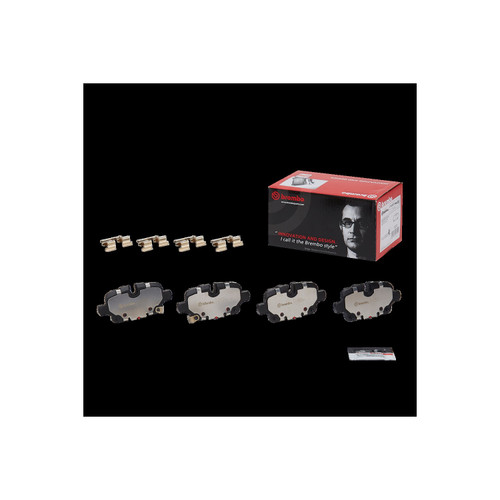 PRIME Ceramic Brake Pad Set for 2020-2024 Chevrolet/GMC/Buick (Equinox, Terrain, Malibu, Trax) P10083N - kit contents